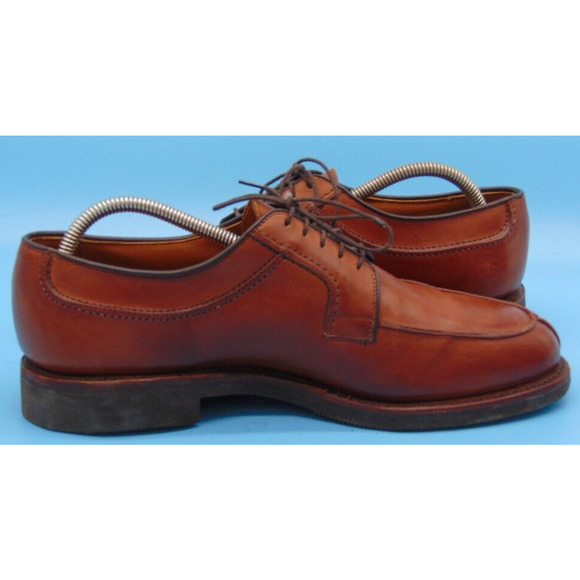 Allen Edmonds Dress Shoes Mens 9 D Stockbridge Oxford Brown Leather Classic main image 7
